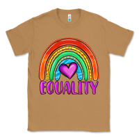 Toasted Coconut equality rainbow Classic Tee - OliviaCreatesArt