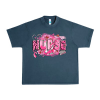 Midnight Navy breast cancer nurse Urban Heavy Tee - LillyAllenDesigns