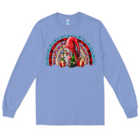Colony Blue festive gnome with gifts Long Sleeve Tee - CowhideDigitalArt