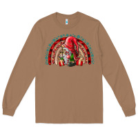 Toasted Coconut festive gnome with gifts Long Sleeve Tee - CowhideDigitalArt