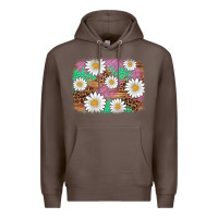 Coffee easter daisy background Premium Hoodie - Artiststas