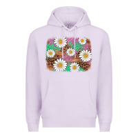 Lilac easter daisy background Premium Hoodie - Artiststas