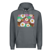 Rock easter daisy background Premium Hoodie - Artiststas