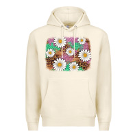 Tofu easter daisy background Premium Hoodie - Artiststas