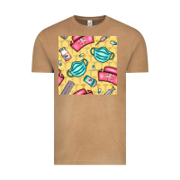 Vintage Camel nurse medicine seamless pattern Vintage Tee - BundleAndBundleShop