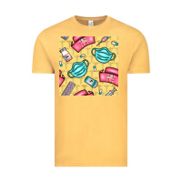 Vintage Mustard nurse medicine seamless pattern Vintage Tee - BundleAndBundleShop