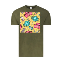 Nurse Medicine Seamless Pattern Vintage Tee | Teevron