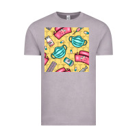 Vintage Zinc nurse medicine seamless pattern Vintage Tee - BundleAndBundleShop