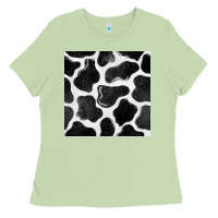Matcha cow seamless pattern Ladies Tee - BundleAndBundleShop
