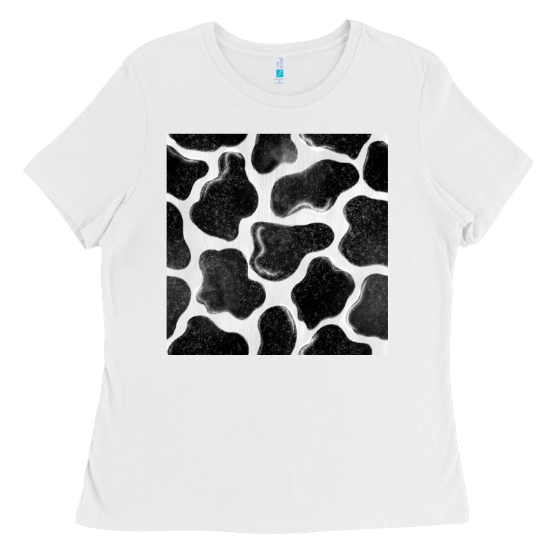 Cow Seamless Pattern Ladies Tee by BundleAndBundleShop | Teevron