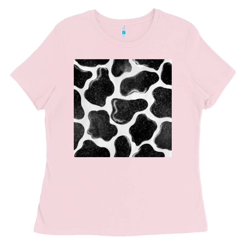 Cow Seamless Pattern Ladies Tee by BundleAndBundleShop | Teevron