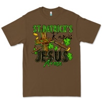 Cacao St. Patrick's knows Jesus arose Premium Tee - FaDigitalArtStudio
