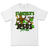 White St. Patrick's knows Jesus arose Premium Tee - FaDigitalArtStudio