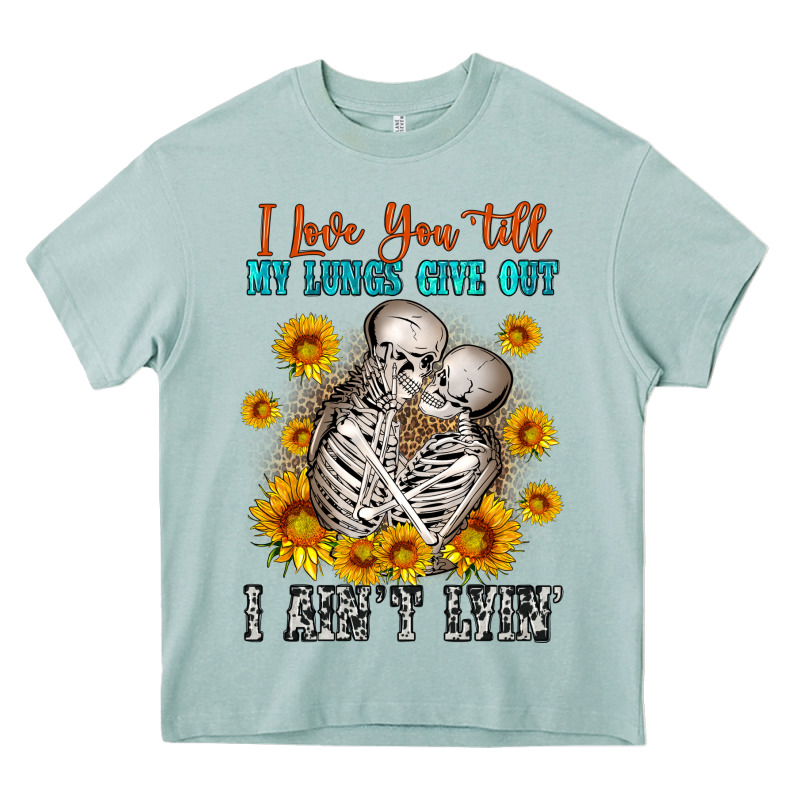I Love You Till My Lungs Give Out Heavy Core Tee by OliviaCreatesArt | Teevron