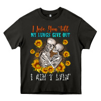 Asphalt i love you till my lungs give out Heavy Core Tee - OliviaCreatesArt