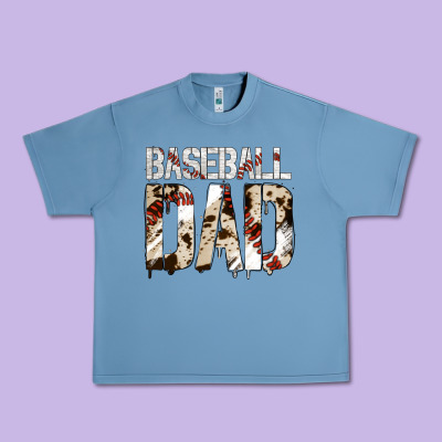 No Background Baseball Dad Urban Heavy Tee Designed By Jasminsmagicworld