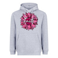 Heather Grey faith breast cancer awareness sunflower Heavyweight Hoodie - Jasminsmagicworld