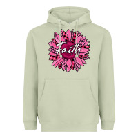 Matcha faith breast cancer awareness sunflower Heavyweight Hoodie - Jasminsmagicworld