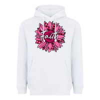 White faith breast cancer awareness sunflower Heavyweight Hoodie - Jasminsmagicworld