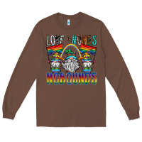 Chestnut love gnomes nobounds Long Sleeve Tee - SublimationCraftShop