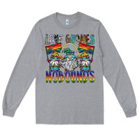 Heather Grey love gnomes nobounds Long Sleeve Tee - SublimationCraftShop