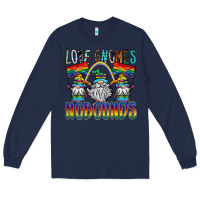 Navy love gnomes nobounds Long Sleeve Tee - SublimationCraftShop