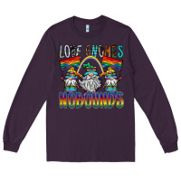 Plum love gnomes nobounds Long Sleeve Tee - SublimationCraftShop