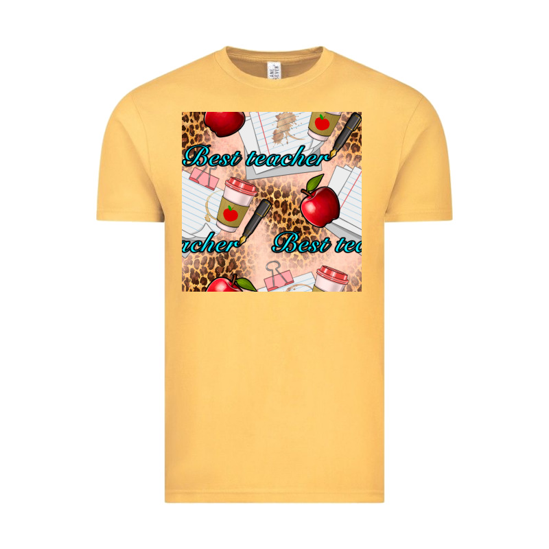 Best Teacher Seamless Pattern Vintage Tee by BundleAndBundleShop | Teevron