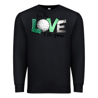 Black for the love of the game golf Premium Sweatshirt - Jasminsmagicworld