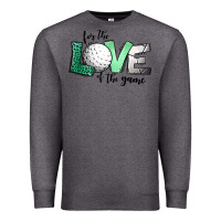 Charcoal Heather for the love of the game golf Premium Sweatshirt - Jasminsmagicworld