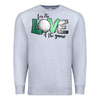 Heather Grey for the love of the game golf Premium Sweatshirt - Jasminsmagicworld