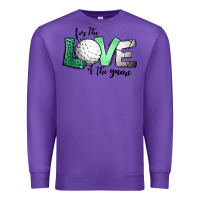 Purple for the love of the game golf Premium Sweatshirt - Jasminsmagicworld