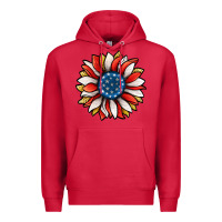 Cardinal Patriotic Sunflower Premium Hoodie - Jasminsmagicworld
