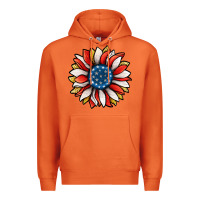 Carrot Patriotic Sunflower Premium Hoodie - Jasminsmagicworld