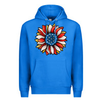 True Royal Patriotic Sunflower Premium Hoodie - Jasminsmagicworld