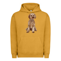 Pigment Peanut Butter cockapoo Urban Hoodie - RanaPortraitStore