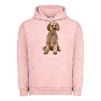 Pigment Salmon cockapoo Urban Hoodie - RanaPortraitStore