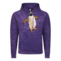 Cloud Purple penguin Vintage Hoodie - LillyAllenDesigns