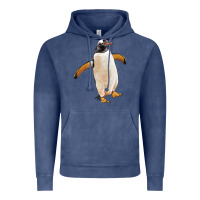 Vintage Denim penguin Vintage Hoodie - LillyAllenDesigns