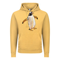 Vintage Mustard penguin Vintage Hoodie - LillyAllenDesigns