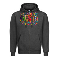 Charcoal Heather Fiesta Zipper Hoodie - RanaPortraitStore