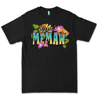 Black Blessed memaw Mother's Day Premium Tee - FaDigitalArtStudio