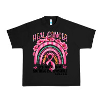 Black heal cancer rainbow Urban Heavy Tee - LillyAllenDesigns