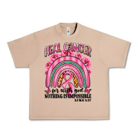 Burro heal cancer rainbow Urban Heavy Tee - LillyAllenDesigns