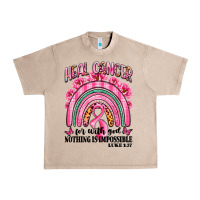 French Oak heal cancer rainbow Urban Heavy Tee - LillyAllenDesigns
