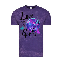Cloud Purple I Love My Softball Girl Vintage Tee - Bettercallsaul
