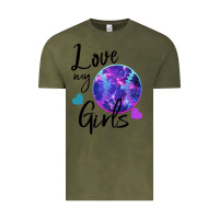 Vintage Olive I Love My Softball Girl Vintage Tee - Bettercallsaul