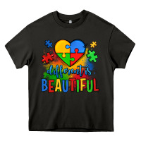 Asphalt different is beautiful autism Heavy Core Tee - OliviaCreatesArt