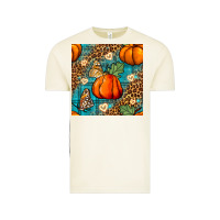 Vintage Arctic pumpkin and butterfly seamless pattern Vintage Tee - BundleAndBundleShop