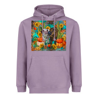 Lavender fall heifer cows Heavyweight Hoodie - RanaPortraitStore